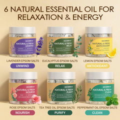 MOSRROU bath salts rose-nourish image highlights skin-friendly hydration.
