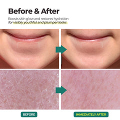 Application on clean face demonstrating even, gentle exfoliation with MOTHER MADE LHA.