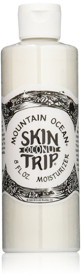 Mountain Ocean Skin Trip Coconut Moisturizer bottle delivers lightweight hydration for daily skin care.