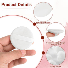 Mozeat Lens puff with ribbon 2.1inch grip for precise makeup placement