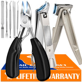 MPKDZNE angled-head toenail clippers offer precise trimming for thick nails.