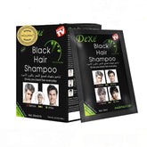 MQUPIN hair dye shampoo black pack-shot for quick at-home color and shine.