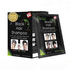 MQUPIN hair dye shampoo black pack-shot for quick at-home color and shine.