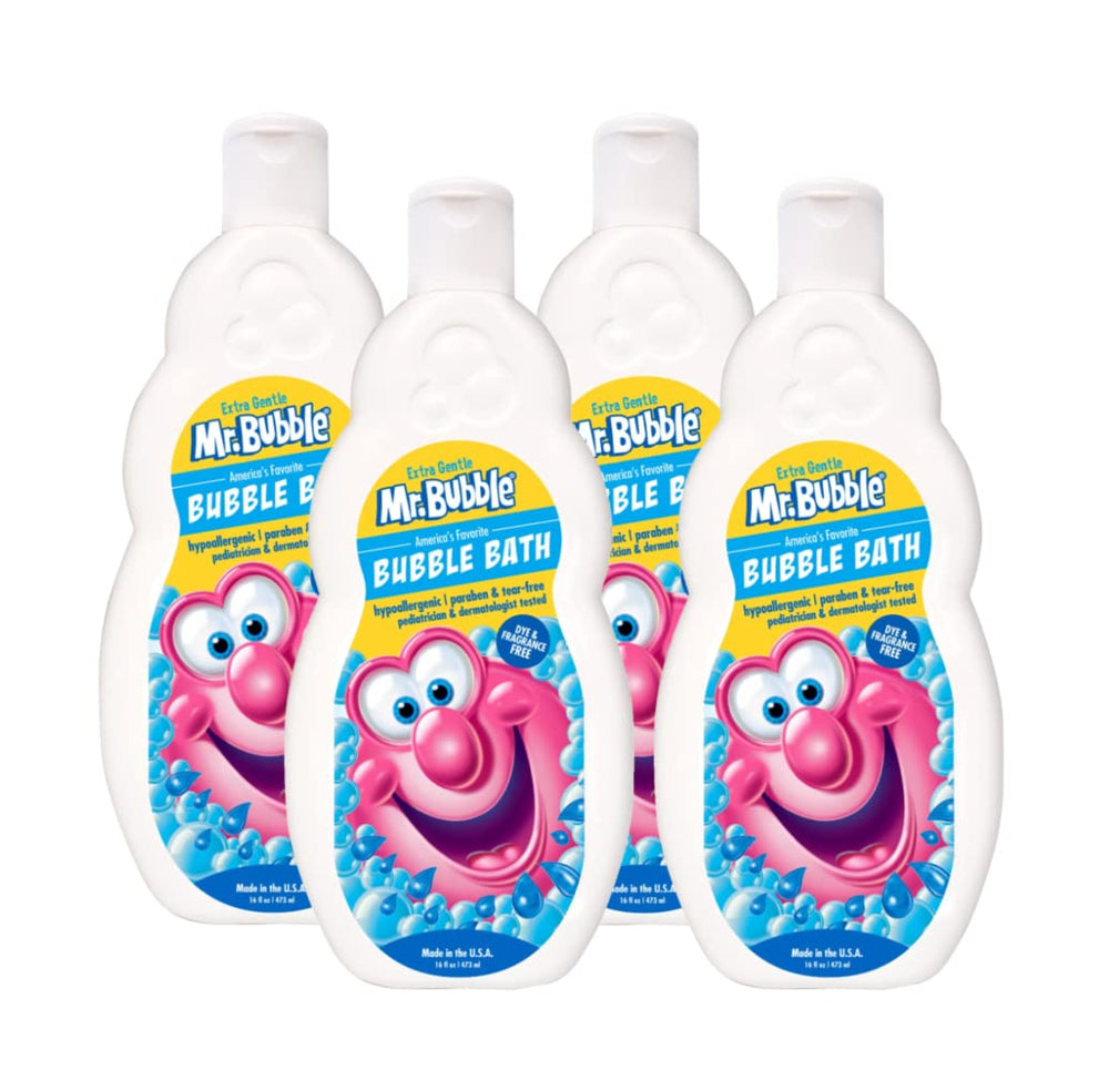 Mr. Bubble Extra Gentle bottle for tear-free bath time with delicate skin
