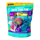 Mr Bubble Sweet Treats Lollipop Fizzer creates colorful swirls for playful bath time.