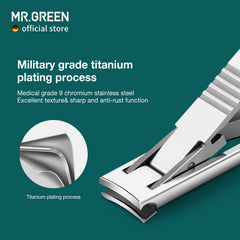 MR.GREEN built-in nail file demonstrates on-the-go grooming practicality