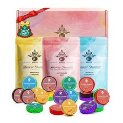MR MIRYE Watermelon shower steamers pack for a refreshing home spa ritual.
