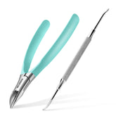 MR.GREEN toenail clippers with metal body provide precise cuts for thick nails.