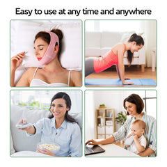 Mroobest ParaFaciem lifting bandage strap provides even pressure for a smoother contour.