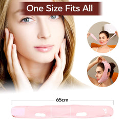 Mroobest ParaFaciem V-Line Mask close-up shows adjustable strap for secure, comfortable fit.