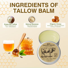 MROUVIK beef-tallow-face-application-swirl demonstrates non-greasy absorption for daily use.