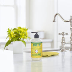 Mrs. Meyer's biodegradable formula packaging supports eco-friendly cleaning rituals.