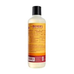 Mrs. Meyer's Clean Day Clementine body wash foamy lather provides gentle cleansing and spa-like aroma.