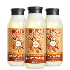 Mrs. Meyer’s Clean Day Oat Blossom body wash bottle for daily cleansing