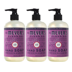 Mrs. Meyer's Plum Berry hand soap pump bottle for refreshing hand cleansing