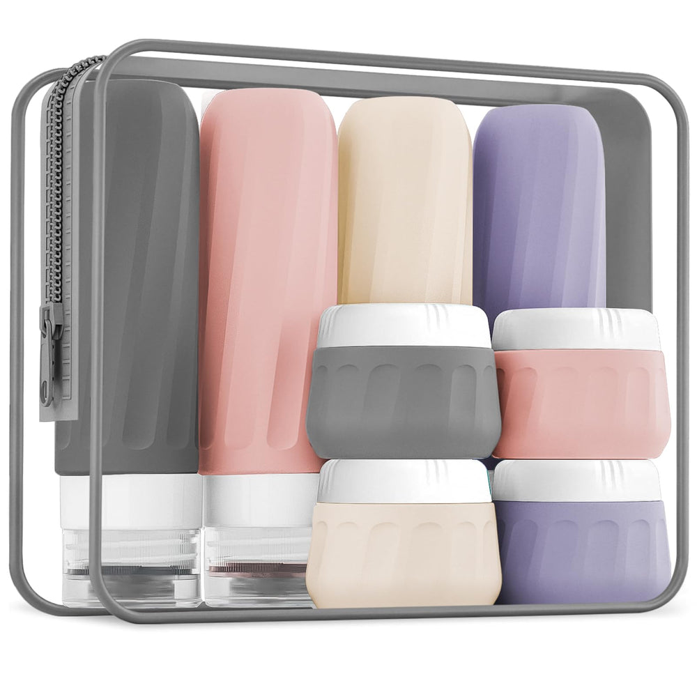 Mrsdry travel bottles 3oz set for lightweight, leak-free packing