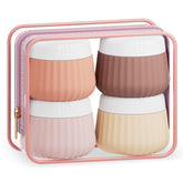 MrsDry travel containers 4pack assorted colors for organized packing on trips