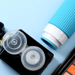 Mrsdry wide-opening refillable bottles simplify filling shampoo or lotion.