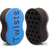 MTWIST Twist Hair Sponge big holes close-up for bigger curls on thick hair