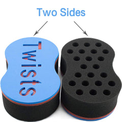 MTWIST Twist Hair Sponge with gel-ready design for textured coils