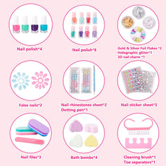 M&U MAKE YOU UP nail polish fruity scent close-up highlights non-toxic, enjoyable application
