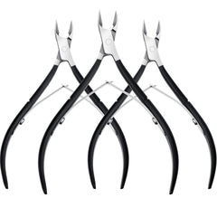 Mudder 3-pack cuticle nippers closeup for precise, painless cuticle care.