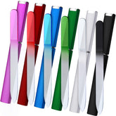 Mudder 6-pack glass nail files in red case offer precise shaping for natural nails.