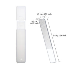 Buffer de cristal Mudder: uso suave para alisar uñas y dar brillo.