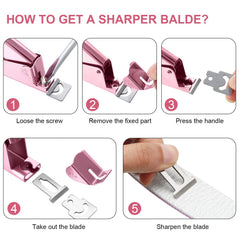 Mudder dead skin remover pink rose tool for gentle exfoliation during nail care