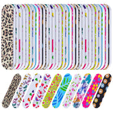 Mudder nail files flower-pattern for gentle smoothing between manicures.