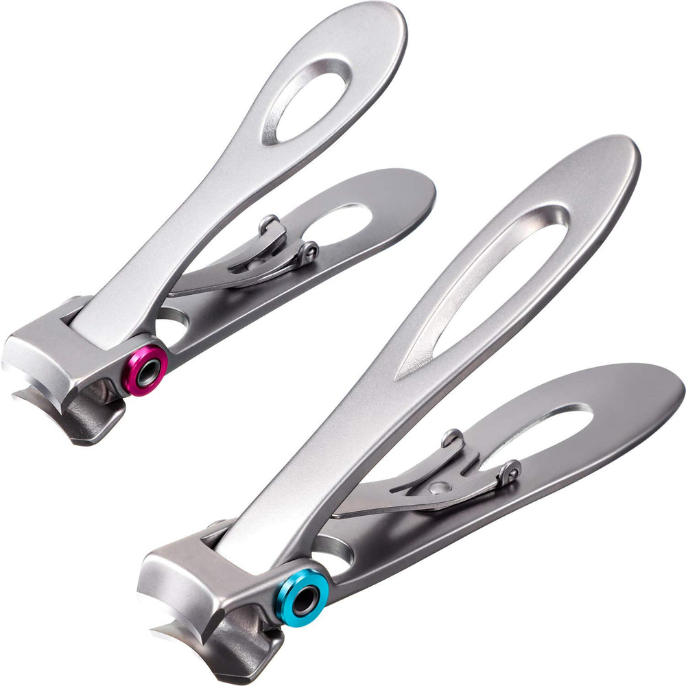 Mudder oversized nail clipper with large opening for thick nails.