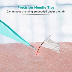 Pinzas Mudder para cejas, puntas finas y extracción precisa