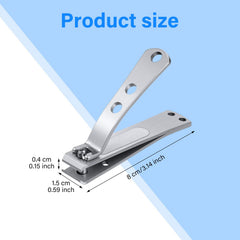 Mudder wide-mouth nail clipper handles thick nails with sturdy wide opening