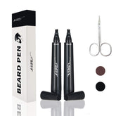 MUFUN beard pencil 2pcs packaging, portable travel set.