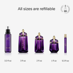 Mugler Alien cashmere wood and white amber base adds lasting warmth and depth