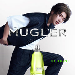 Mugler Cologne note focus on green petitgrain for vibrant energy