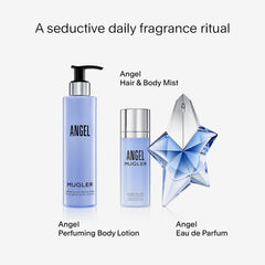 Mugler star logo close up signaling iconic fragrance ritual