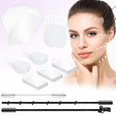 MUOCOBU neck lift tape pack demonstrates a natural contour for a subtle lift.