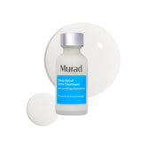 Murad Deep Relief acne-treatment bottle shows 2% salicylic acid for fast breakout relief.