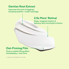 Under-eye area showing potential lifting effect from Murad treatment