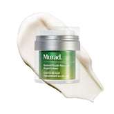 Murad Retinol Youth Renewal Night Cream tub closeup showing rich hydration overnight
