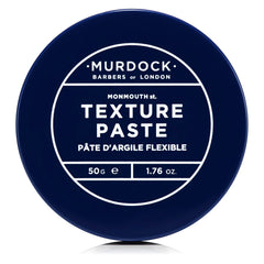 Murdock London Texture Paste jar close-up showing soft hold and low sheen.