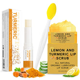 Murend turmeric lemon lip scrub bottle for gentle exfoliation and smoother lips