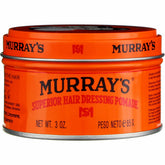 Murray's pomade 3oz jar front view shows versatile hold for thick hair