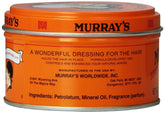 Murray's Superior Hair Dressing Pomade front view shows pack of four jars for consistent styling and definition