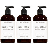 Muse Apothecary Hand Ritual bottle pump showing aromatic wash for daily cleansing