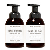 Muse Apothecary Hand Ritual foaming soap bottle ready for everyday cleansing.