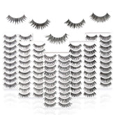 MUSELASH 50-pairs collection styles display for versatile daily or glam looks