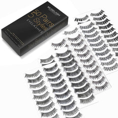 MUSELASH handmade vegan fiber lashes closeup emphasizes cruelty-free craftsmanship and lightweight appeal
