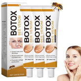Musellot Bee Venom Cream jar closeup showing rich texture for gentle anti-wrinkle care